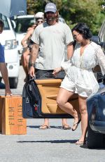 DEMI LOVATON Filming a Scenes for VS Swim Special in St. Barts 12/16/2015