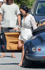 DEMI LOVATON Filming a Scenes for VS Swim Special in St. Barts 12/16/2015