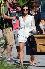 DEMI LOVATON Filming a Scenes for VS Swim Special in St. Barts 12/16/2015