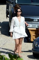 DEMI LOVATON Filming a Scenes for VS Swim Special in St. Barts 12/16/2015