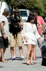 DEMI LOVATON Filming a Scenes for VS Swim Special in St. Barts 12/16/2015