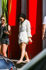 DEMI LOVATON Filming a Scenes for VS Swim Special in St. Barts 12/16/2015