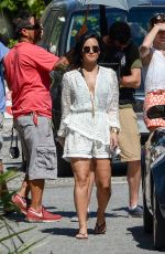 DEMI LOVATON Filming a Scenes for VS Swim Special in St. Barts 12/16/2015
