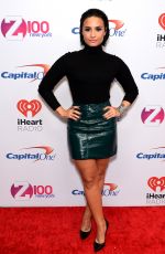 DEMI LOVETO at Z100’s Jingle Ball 2015 in New York 12/11/2015