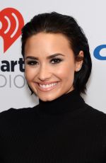 DEMI LOVETO at Z100’s Jingle Ball 2015 in New York 12/11/2015