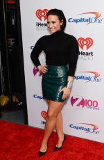 DEMI LOVETO at Z100’s Jingle Ball 2015 in New York 12/11/2015