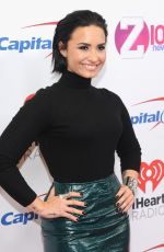 DEMI LOVETO at Z100’s Jingle Ball 2015 in New York 12/11/2015