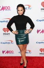 DEMI LOVETO at Z100’s Jingle Ball 2015 in New York 12/11/2015