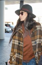 DEMI MOORE at Los Angeles International Airport 12/02/2015