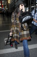 DEMI MOORE at Los Angeles International Airport 12/02/2015