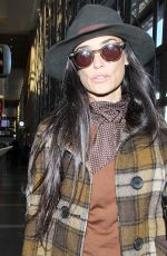 DEMI MOORE at Los Angeles International Airport 12/02/2015