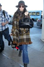 DEMI MOORE at Los Angeles International Airport 12/02/2015