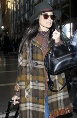 DEMI MOORE at Los Angeles International Airport 12/02/2015
