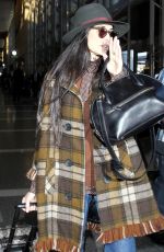 DEMI MOORE at Los Angeles International Airport 12/02/2015