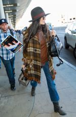 DEMI MOORE at Los Angeles International Airport 12/02/2015