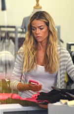 DENISE RICHARDS Out Shopping in Beverly Hills 12/17/2015