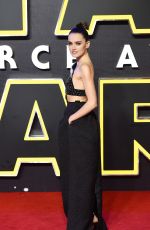 DIASY RIDLEY at Star Wars: The Force Awakens Premiere in London 12/16/2015