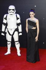 DIASY RIDLEY at Star Wars: The Force Awakens Premiere in London 12/16/2015