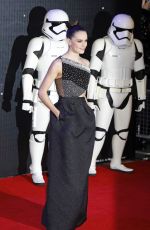 DIASY RIDLEY at Star Wars: The Force Awakens Premiere in London 12/16/2015
