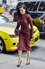DITA VON TEESE Arrives at Her Hotel in New York 12/03/2015