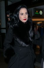 DITA VON TEESE Arrives at LAX Airport in Los Angeles 12/03/2015