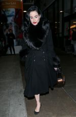 DITA VON TEESE Arrives at LAX Airport in Los Angeles 12/03/2015