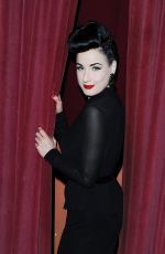 DITA VON TEESE at Live Talk LA at Crest Theatre in Westwood 12/09/2015