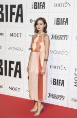 ELLA PURNELL at Moet British Independent Film Awards 2015 in London 12/06/2015