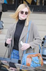 ELLE FANNING Out and About in Beverly Hills 12/22/2015