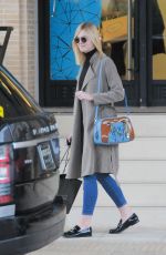 ELLE FANNING Out and About in Beverly Hills 12/22/2015