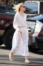ELLE FANNING Out and About in Studio City 12/23/2015