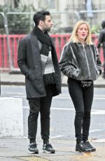 ELLIE GOULDING Out and About at Hyde Park in London 12/13/2015
