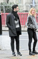 ELLIE GOULDING Out and About at Hyde Park in London 12/13/2015