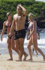 EMILY BETT RICKARDS in Bikini at a Beach in Maui 11/30/2015