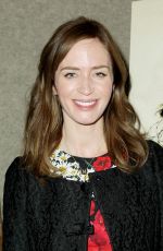 EMILY BLUNT at Special Luncheon Celebrating Sicario in New York 12/04/2015