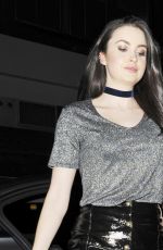 EMMA MILLER Arrives at Chiltern Firehouse in London 12/19/2015
