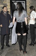EMMA MILLER Arrives at Chiltern Firehouse in London 12/19/2015