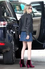 EMMA ROBERTS at a Gas Station in Los Angeles 12/24/2015