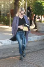 EMMA ROBERTS Leaves Sunset Marquis Hotel in West Hollywood 12/14/2015