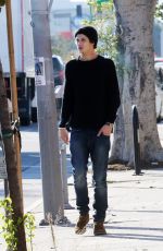 EMMA ROBERTS Out and About in Los Angeles 12/16/2015