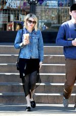 EMMA ROBERTS Out for a Coffee in West Hollywood 12/26/2015
