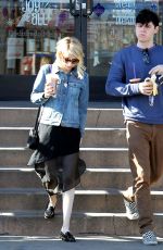 EMMA ROBERTS Out for a Coffee in West Hollywood 12/26/2015