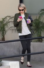 EMMA ROBERTS Out for Coffee in Hollywood 12/29/2015
