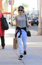 EMMA ROBERTS Out Shopping in Los Angeles 12/02/2015
