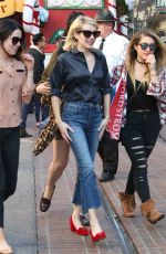 EMMA ROBERTS Out Shopping in Los Angeles 12/23/2015