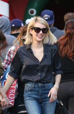 EMMA ROBERTS Out Shopping in Los Angeles 12/23/2015