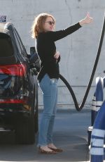 EMMA STONE at a Gas Station in Studio City 12/18/2015