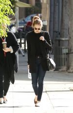 EMMA STONE Out and About in Beverly Hills 12/07/2015