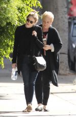 EMMA STONE Out and About in Beverly Hills 12/07/2015