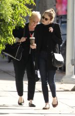 EMMA STONE Out and About in Beverly Hills 12/07/2015
